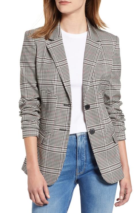 Plaid Blazer