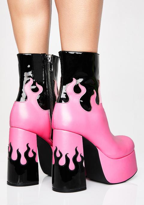 Ring Of Fire Platform Boots from Dolls 