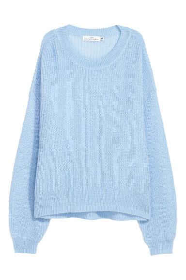 H & M - Loose-knit Jumper - Blu