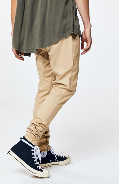 pacsun khaki joggers