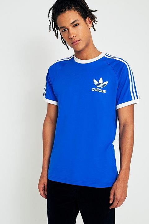 Adidas 3-stripe Blue T-shirt