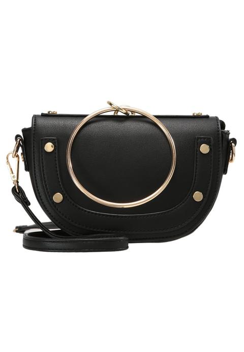 Only Onlpuk Ring Borsa A Tracolla Black