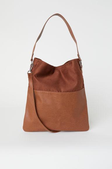 H & M - Bolso Shopper Con Correa - Beis