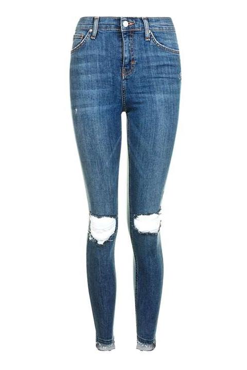 Moto Stepped Rip Jamie Jeans