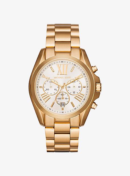 Reloj Bradshaw Oversize En Tono Dorado