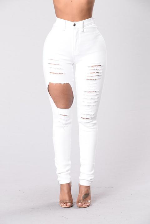 Fade Away Jeans - White