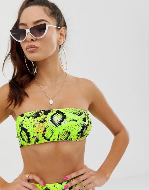 asos bandeau bikini