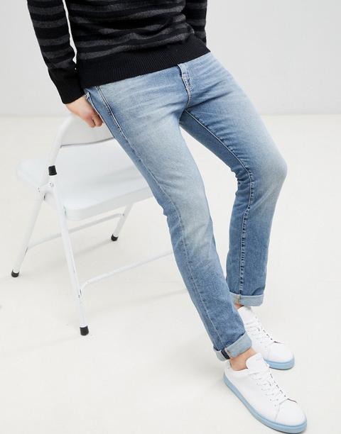 Selected Homme - Jean Slim - Bleu Clair