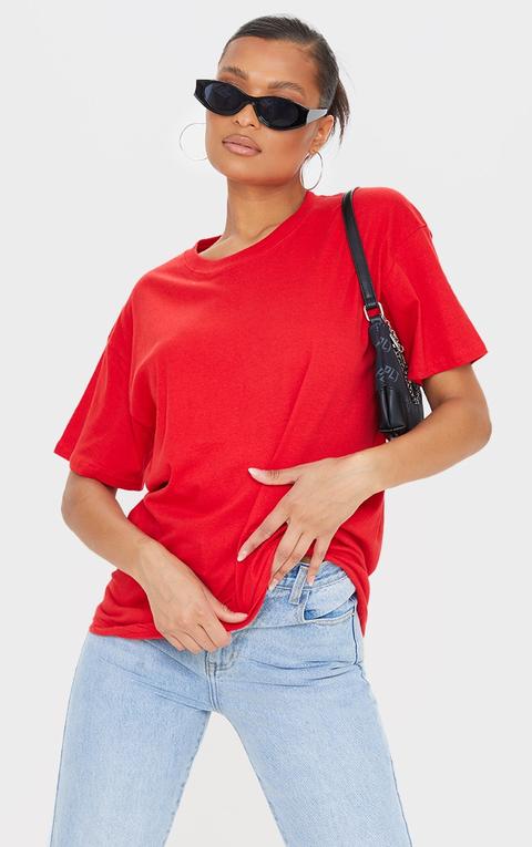 Red Boyfriend T Shirt