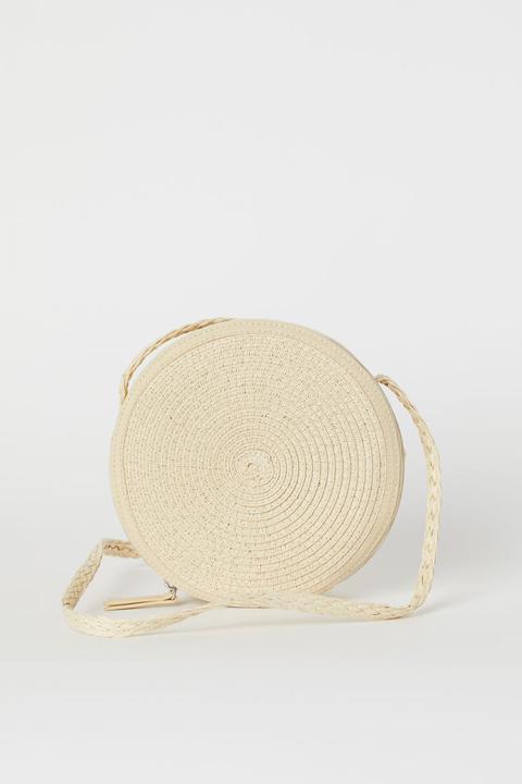 H & M - Borsa A Tracolla In Paglia - Beige