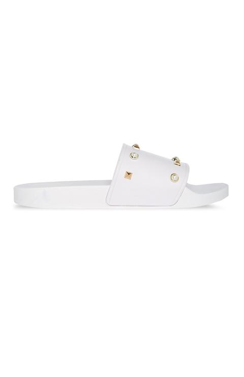 White Stud Slider