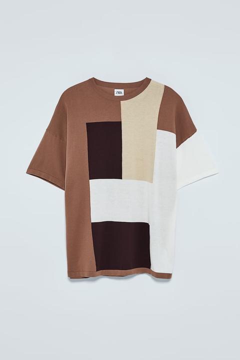 Jersey Jacquard Color Block
