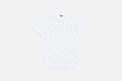 dior oblique motif t shirt