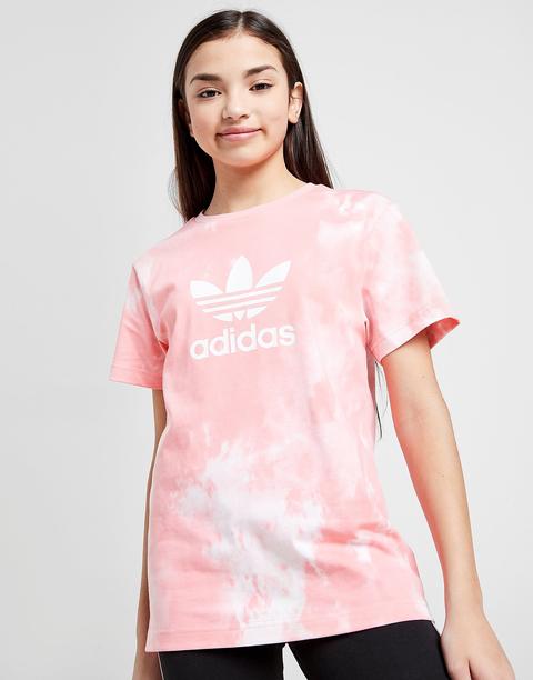 girls pink adidas t shirt