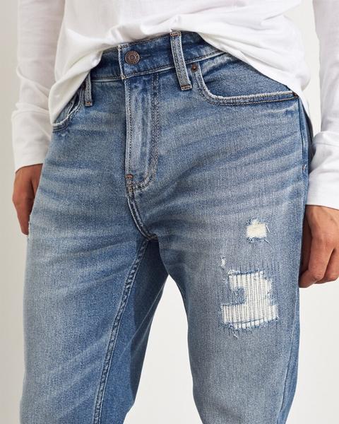 hollister epic flex taper jeans