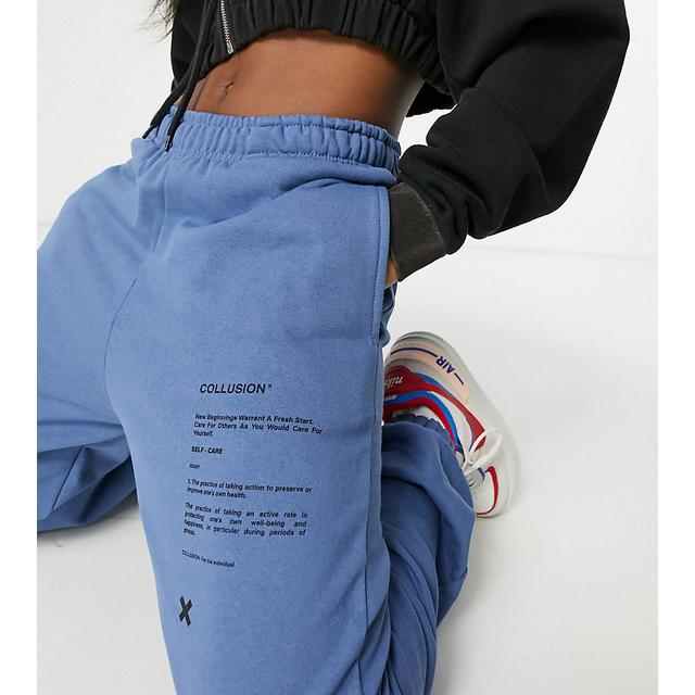 Collusion Unisex Blues Oversized 