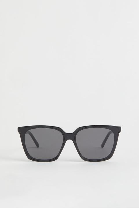 Gafas De Sol Angulares - Negro