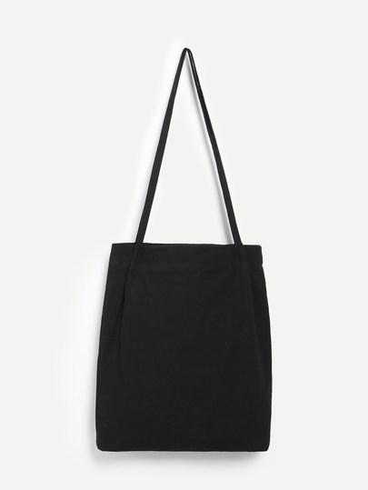 Borsa Di Tela Tinta Unita