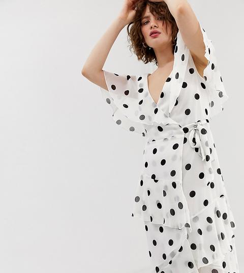 warehouse polka dress