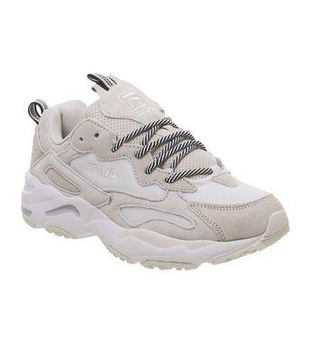 Fila ray tracer trainers on sale white fila cream gardenia f