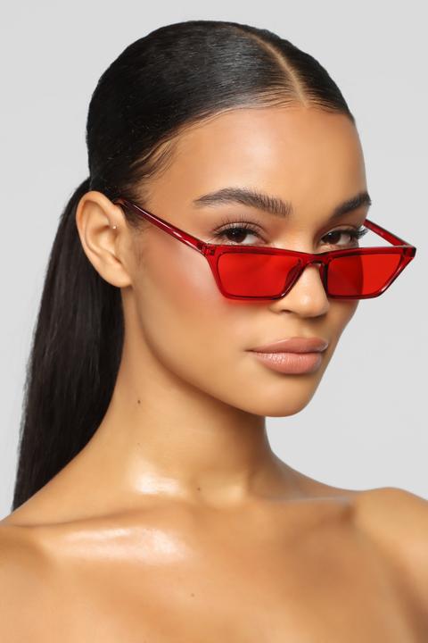 The Whiskers Sunglasses - Red