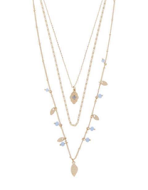 Ornate Layered Pendant Necklace