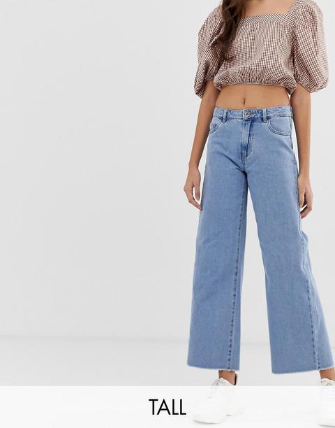 Only Tall - Jeans Con Fondo Ampio - Blu