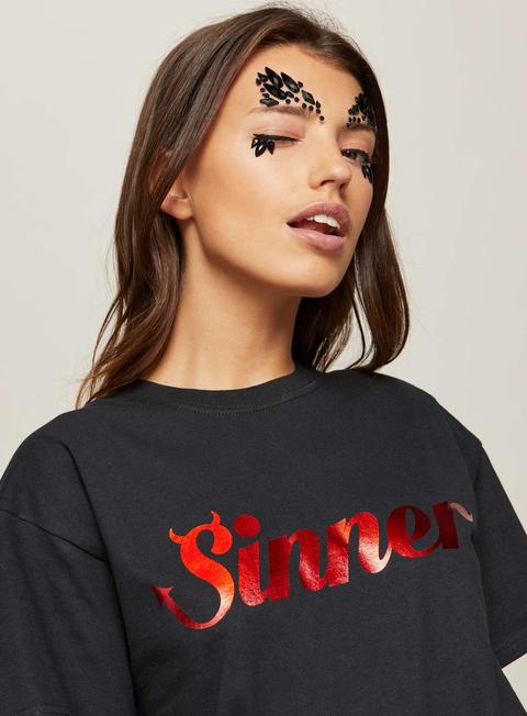 Black Sinner Halloween T-shirt