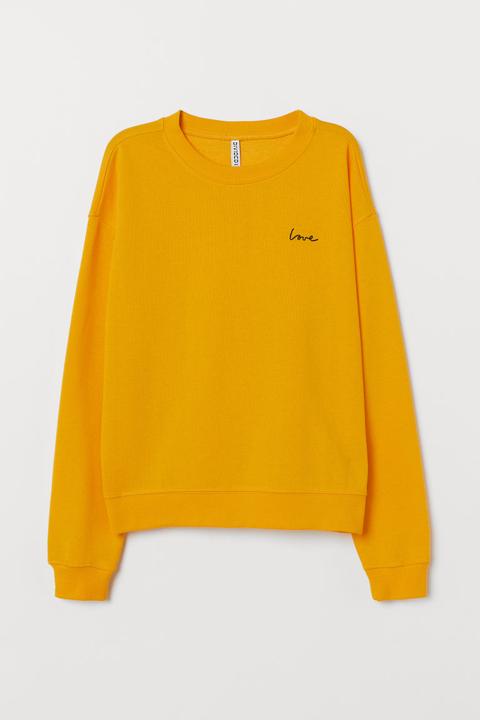 H & M - Felpa - Giallo