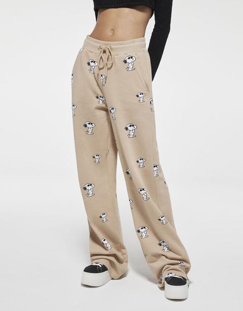 Wide-leg Snoopy Trousers