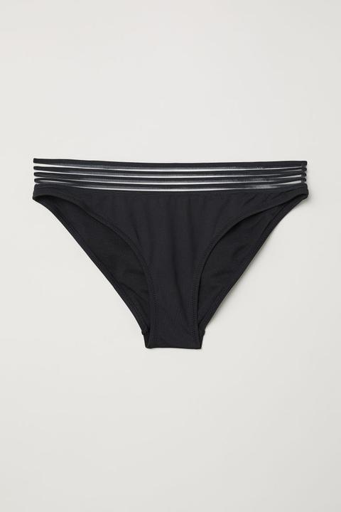 Braga De Bikini Cheeky - Negro