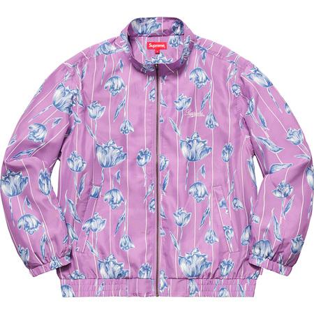 supreme floral silk track jacket