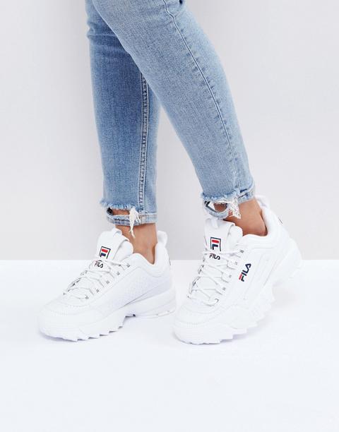 Fila Disruptor Low Trainers In White