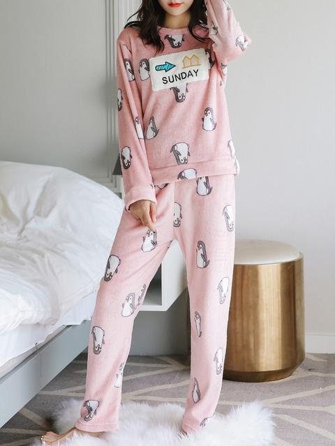 Conjunto De Pijama Con Pingüino