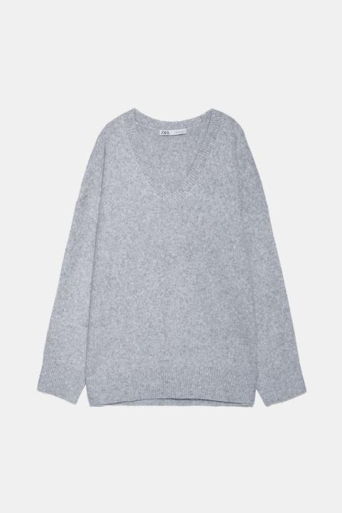 zara soft effect knit sweater