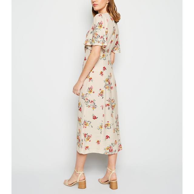 new look white floral dress