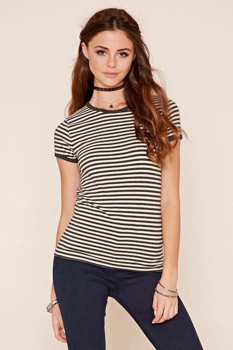 Striped Ringer Tee