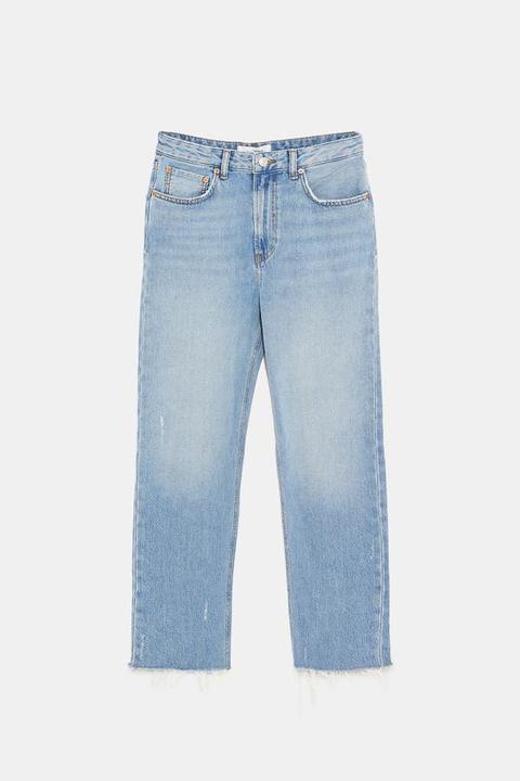 Jeans Cropped Straight Venice Blue