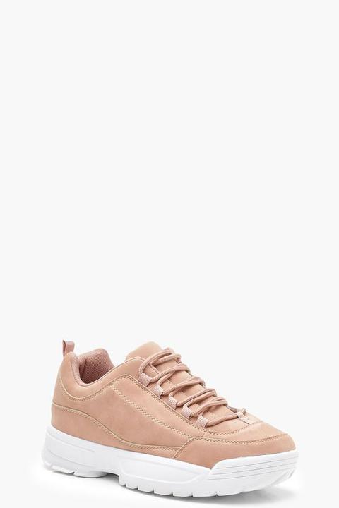 Chunky Faux Suede Trainers
