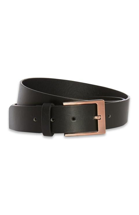 Black Copper Buckle Belt