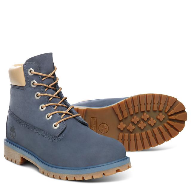 scarponcini timberland blu