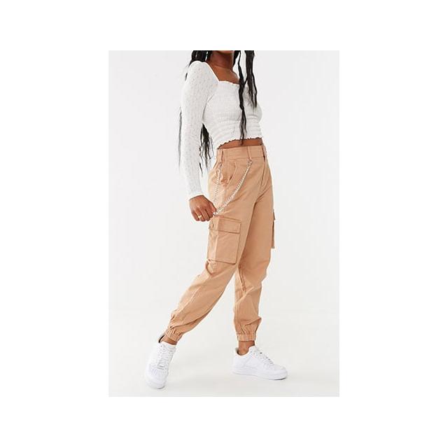 orange joggers forever 21