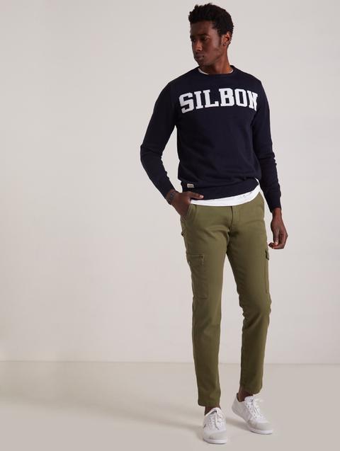 Pantalon Sport Cargo Premium Verde from Silbon on 21 Buttons