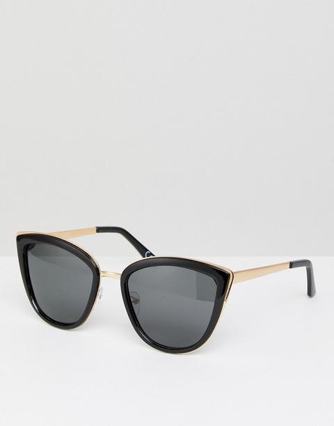 Asos - Katzenaugen-sonnenbrille Mit Polarisierten Gläsern In Roségold - Gold