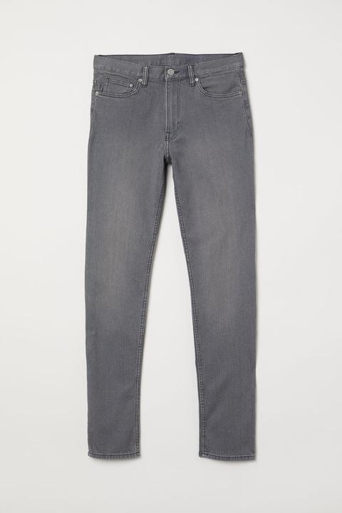 H & M - Slim Jeans - Grigio