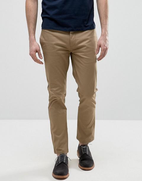 River Island - Chino Slim Color Cuoio - Cuoio