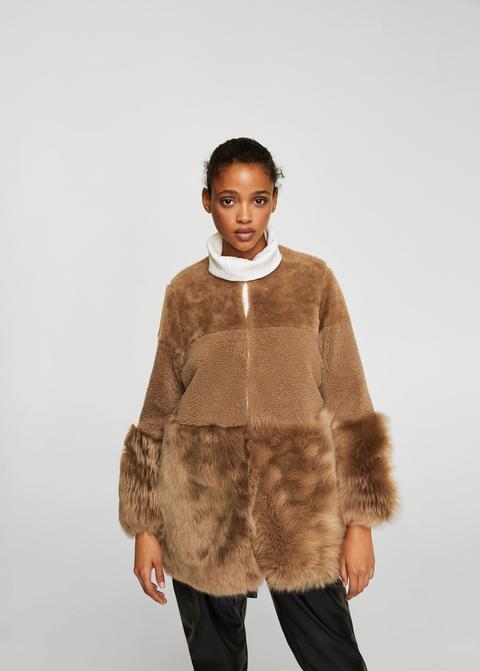Cappotto Pelliccia Combinato