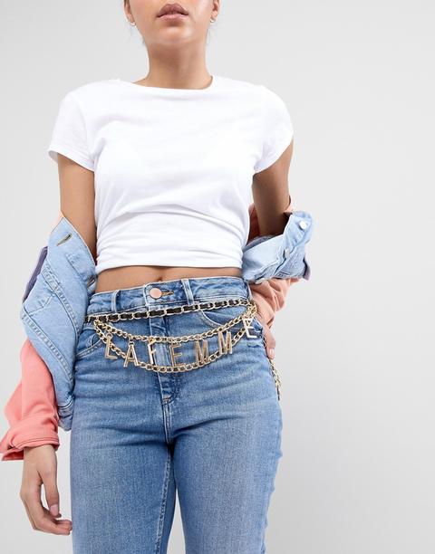 Asos Design La Femme Chain Belt - Gold