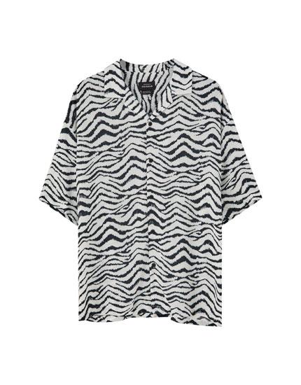 felpa reebok zebrata