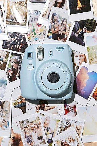 Fujifilm Instax Mini 8 Sky Blue Instant Camera From Urban Outfitters On 21 Buttons
